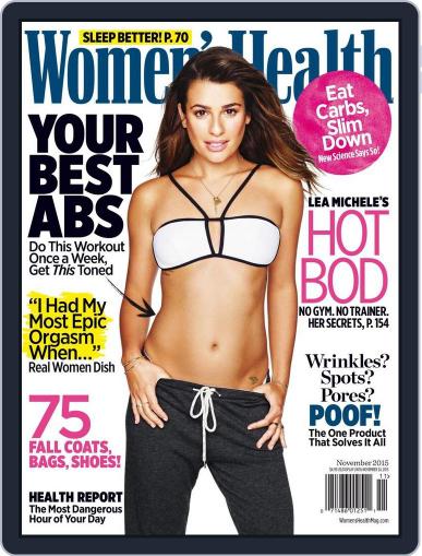 Women's Health October 19th, 2015 Digital Back Issue Cover