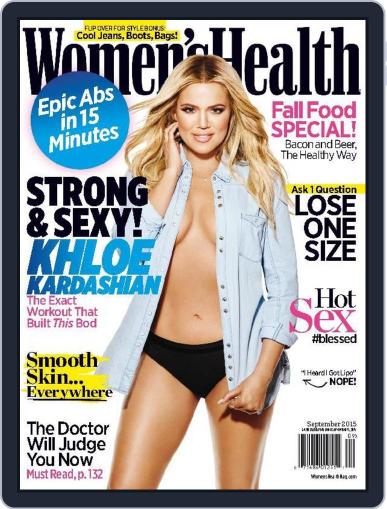 Women's Health August 10th, 2015 Digital Back Issue Cover
