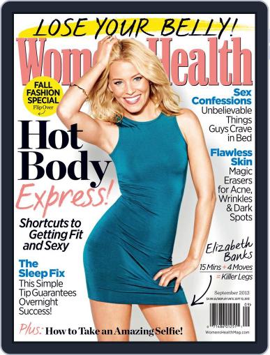 Women's Health August 6th, 2013 Digital Back Issue Cover