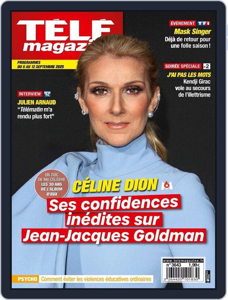 Télé August 26th, 2025 Digital Back Issue Cover