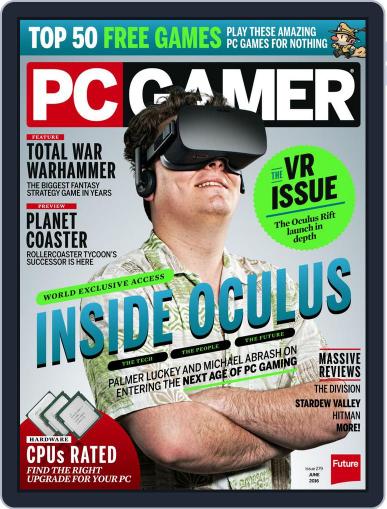 PC Gamer (US Edition) June 1st, 2016 Digital Back Issue Cover