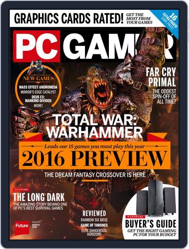 PC Gamer (US Edition) March 1st, 2016 Digital Back Issue Cover