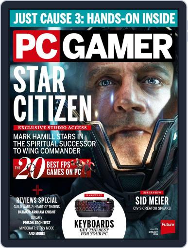 PC Gamer (US Edition) December 8th, 2015 Digital Back Issue Cover