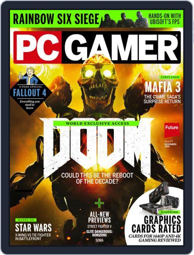 PC Gamer (US Edition) September 15th, 2015 Digital Back Issue Cover