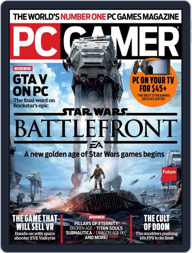 PC Gamer (US Edition) July 1st, 2015 Digital Back Issue Cover