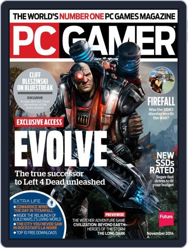 PC Gamer (US Edition) September 16th, 2014 Digital Back Issue Cover