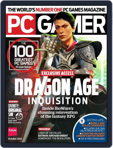 PC Gamer (US Edition) September 5th, 2014 Digital Back Issue Cover
