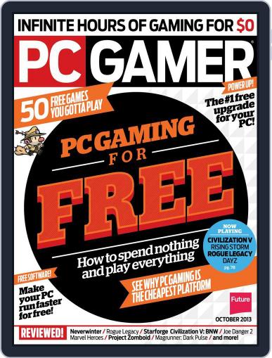 PC Gamer (US Edition) August 20th, 2013 Digital Back Issue Cover