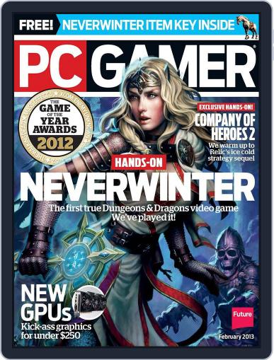 PC Gamer (US Edition) January 8th, 2013 Digital Back Issue Cover