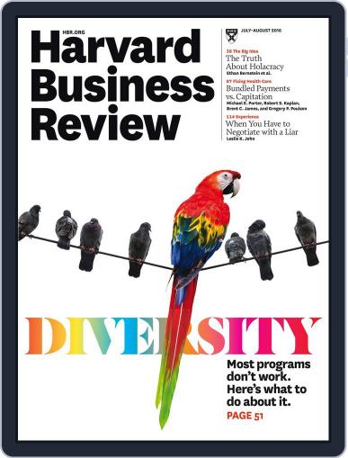 Harvard Business Review July 1st, 2016 Digital Back Issue Cover