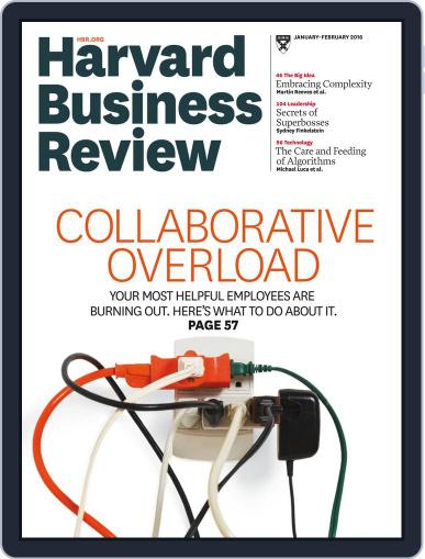 Harvard Business Review December 23rd, 2015 Digital Back Issue Cover