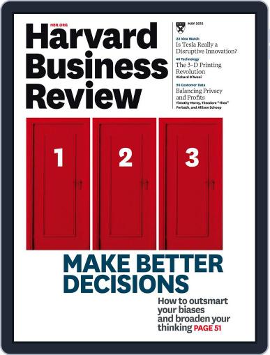 Harvard Business Review April 15th, 2015 Digital Back Issue Cover