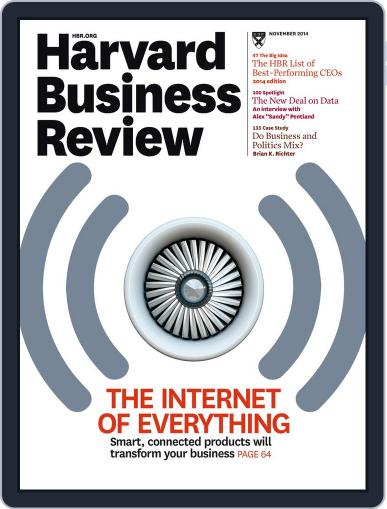 Harvard Business Review November 1st, 2014 Digital Back Issue Cover