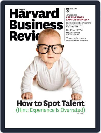 Harvard Business Review May 21st, 2014 Digital Back Issue Cover