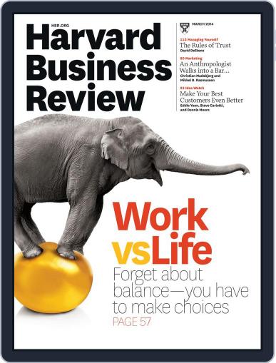 Harvard Business Review February 12th, 2014 Digital Back Issue Cover