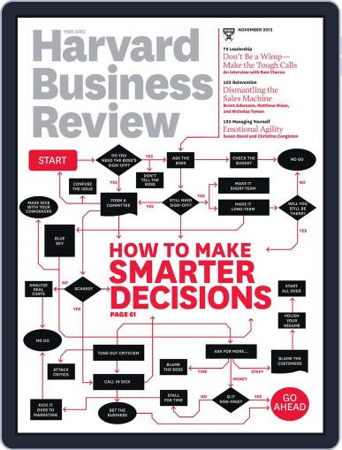 Harvard Business Review October 16th, 2013 Digital Back Issue Cover