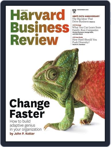 Harvard Business Review October 16th, 2012 Digital Back Issue Cover