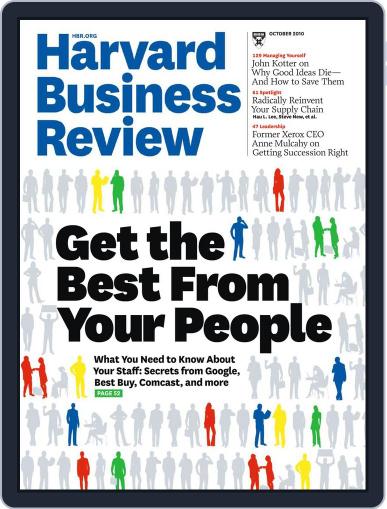 Harvard Business Review September 15th, 2010 Digital Back Issue Cover