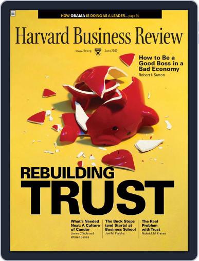 Harvard Business Review May 31st, 2009 Digital Back Issue Cover