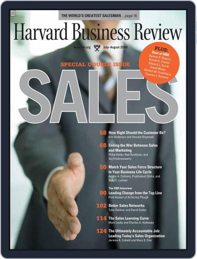 Harvard Business Review July 1st, 2006 Digital Back Issue Cover