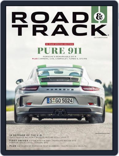 Road & Track October 1st, 2016 Digital Back Issue Cover