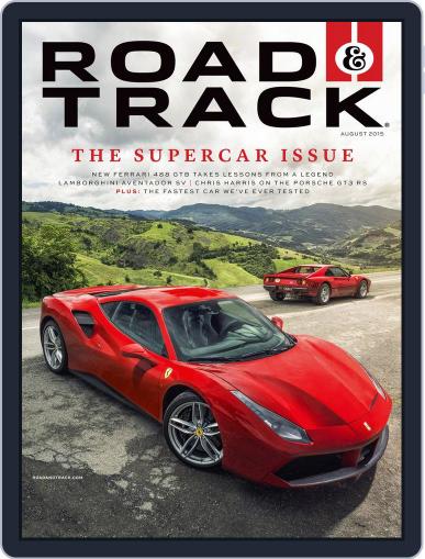 Road & Track August 1st, 2015 Digital Back Issue Cover