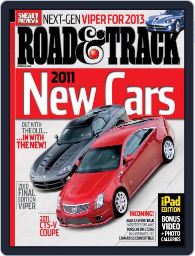 Road & Track September 1st, 2010 Digital Back Issue Cover