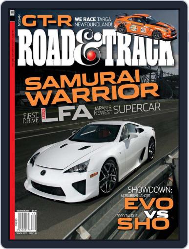 Road & Track November 1st, 2009 Digital Back Issue Cover