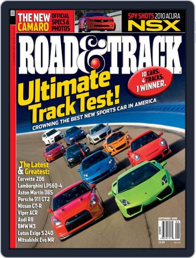 Road & Track August 1st, 2008 Digital Back Issue Cover