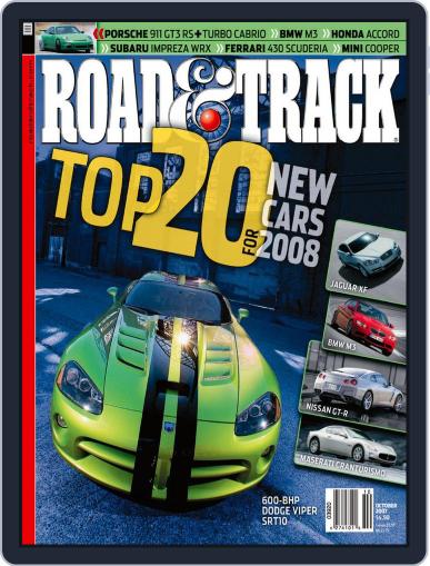 Road & Track September 1st, 2007 Digital Back Issue Cover