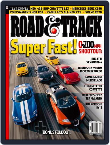 Road & Track August 1st, 2007 Digital Back Issue Cover