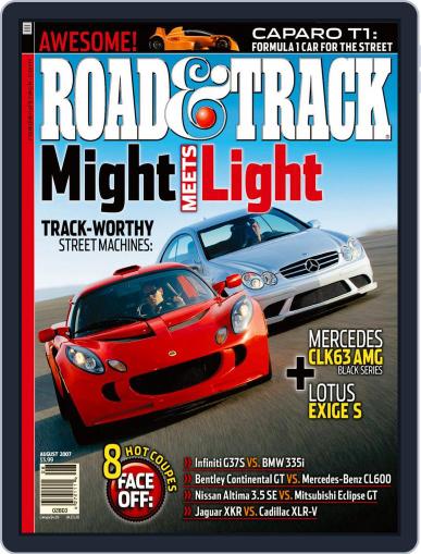 Road & Track July 1st, 2007 Digital Back Issue Cover
