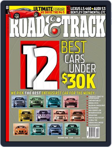 Road & Track October 24th, 2006 Digital Back Issue Cover
