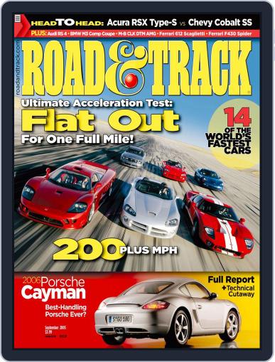Road & Track July 26th, 2005 Digital Back Issue Cover