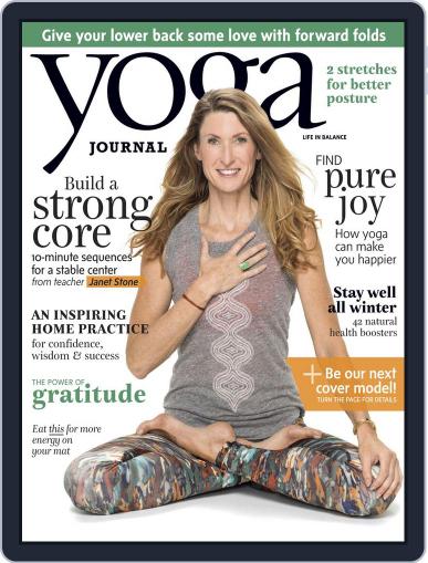 Yoga Journal October 20th, 2015 Digital Back Issue Cover