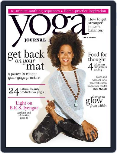 Yoga Journal November 1st, 2014 Digital Back Issue Cover
