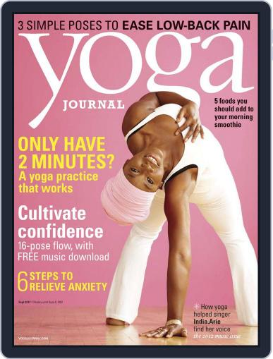 Yoga Journal July 31st, 2012 Digital Back Issue Cover