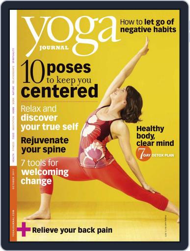 Yoga Journal September 7th, 2011 Digital Back Issue Cover