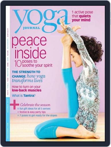 Yoga Journal December 2nd, 2010 Digital Back Issue Cover