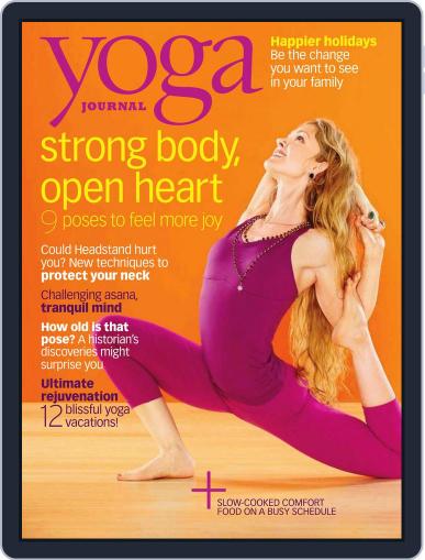 Yoga Journal October 19th, 2010 Digital Back Issue Cover