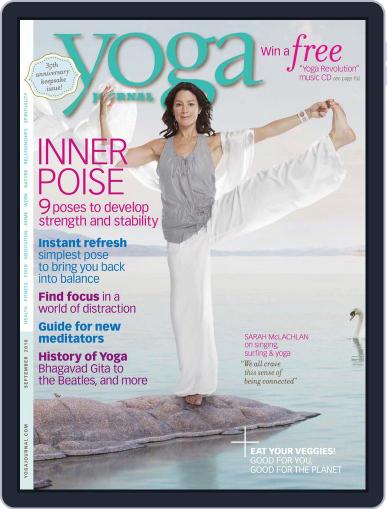Yoga Journal August 3rd, 2010 Digital Back Issue Cover