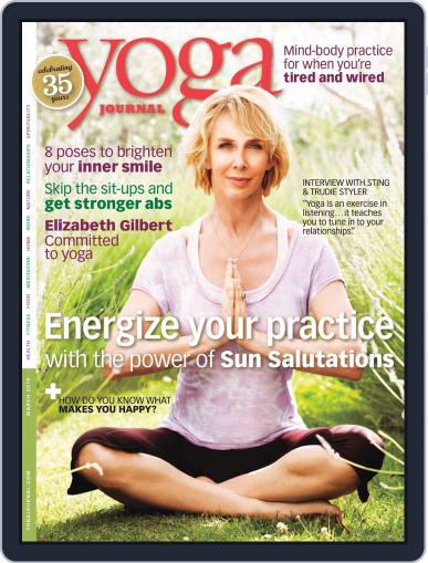 Yoga Journal February 16th, 2010 Digital Back Issue Cover