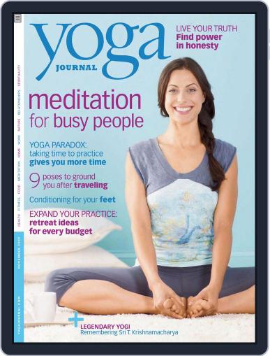 Yoga Journal October 15th, 2009 Digital Back Issue Cover