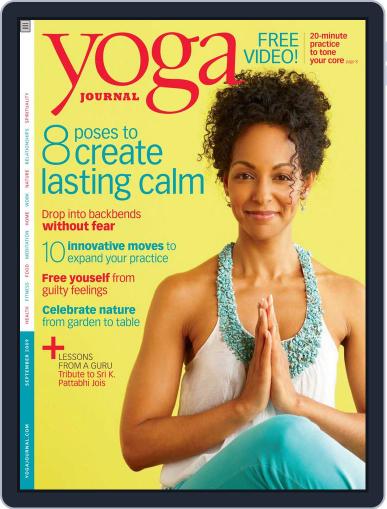 Yoga Journal August 4th, 2009 Digital Back Issue Cover