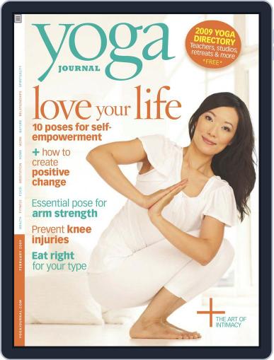 Yoga Journal January 6th, 2009 Digital Back Issue Cover