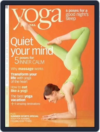 Yoga Journal July 15th, 2008 Digital Back Issue Cover