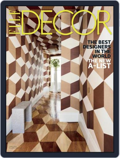 ELLE DECOR June 1st, 2018 Digital Back Issue Cover