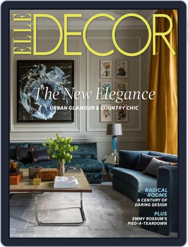 ELLE DECOR November 1st, 2016 Digital Back Issue Cover
