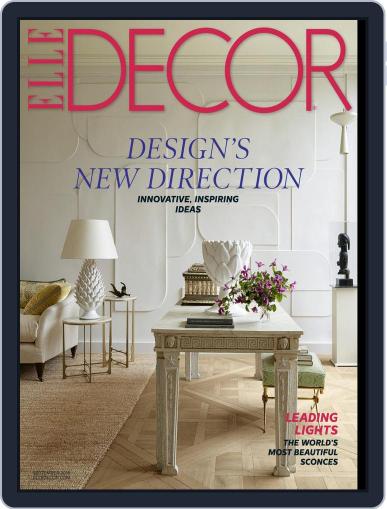 ELLE DECOR September 1st, 2016 Digital Back Issue Cover