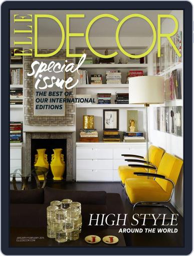 ELLE DECOR December 19th, 2014 Digital Back Issue Cover